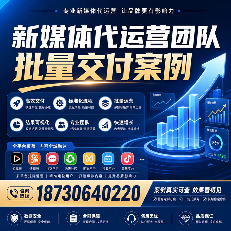 眉山代运营公司多客户账号批量高效交付案例